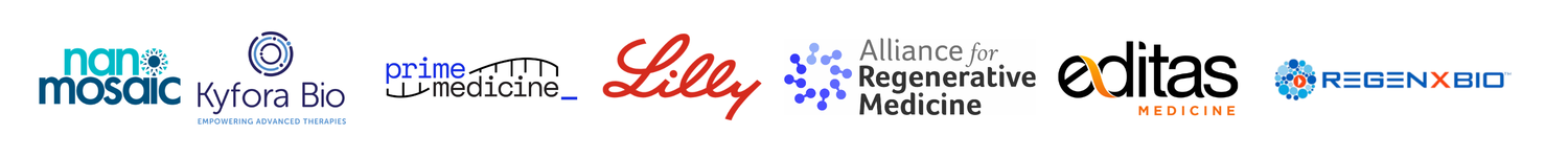 NanoMosaic LLC Editas Medicine Kyfora Bio Alliance for Regenerative Medicine REGENXBIO Eli Lilly & Co